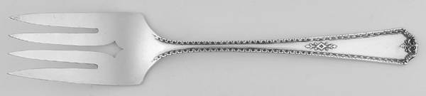 Berkeley (Silverplate, 1929) Medium Solid Cold Meat Serving Fork