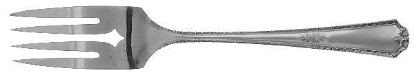 Berkeley (Silverplate, 1929) Individual Salad Fork