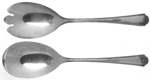 Berkeley (Silverplate, 1929) (2 Pc) Solid Salad Set