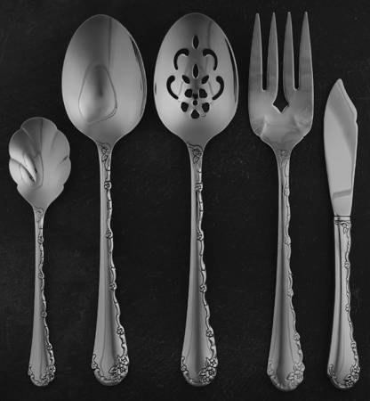 Belle Rose (Stainless) 5 Piece Hostess Set