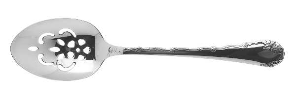 Belle Rose (Stainless) Pierced Tablespoon (Serving Spoon)