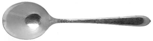 Berkley Square (Silverplate, 1935) Round Bowl Soup Spoon (Cream Soup)