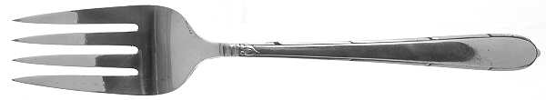 Berkley Square (Silverplate, 1935) Medium Solid Cold Meat Serving Fork
