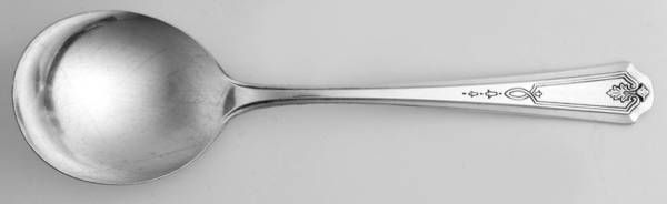 Beverly (Silverplate, 1922) Round Bowl Soup Spoon (Gumbo)