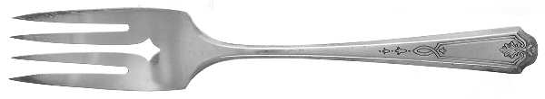 Beverly (Silverplate, 1922) Individual Salad Fork