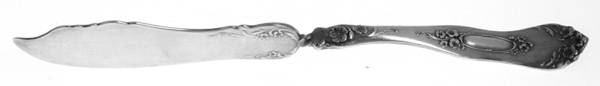 Beverly (Silverplate, 1909) Flat Twisted Handle Master Butter Knife