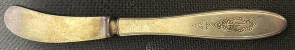 Bird of Paradise (Silverplate, 1923) Hollow Handle Paddle Butter Spreader (Solid)