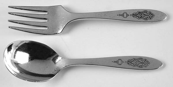 Bird of Paradise (Silverplate, 1923) 2 Pc Baby Set (BF, BS)