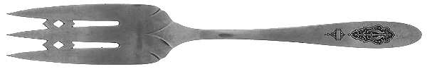 Bird of Paradise (Silverplate, 1923) Cake Serving Fork