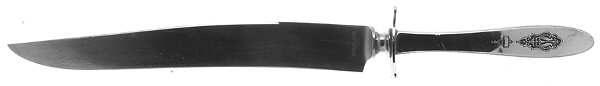 Bird of Paradise (Silverplate, 1923) Large Stainless Blade Roast Carving Knife