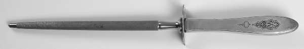 Bird of Paradise (Silverplate, 1923) Small Steel Rod Sharpener Knife