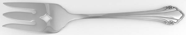Bittersweet (Stainless) Medium Solid Cold Meat Serving Fork