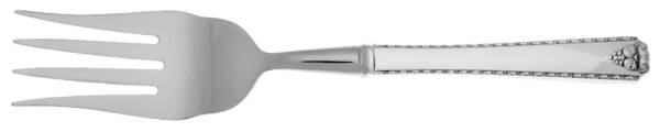 Bordeaux (Silverplate, 1945) Cold Meat Fork Large, Stainless Tines HC
