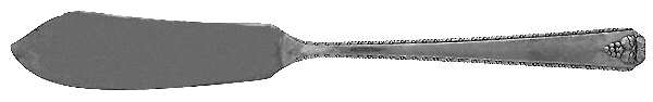 Bordeaux (Silverplate, 1945) Flat Handle Master Butter Knife
