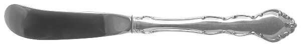 Bountiful (Sterling, 1967) Butter Spreader Hollow Hdl-Paddle/Stainless Blade by Oneida Silver