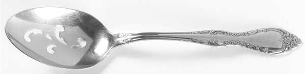 Bourbon (Stainless, Not Pierced) Pierced Tablespoon (Serving Spoon)