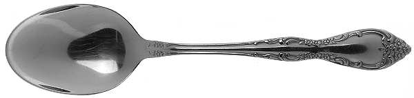 Bourbon (Stainless, Not Pierced) Place/Oval Soup Spoon