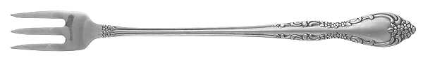 Bourbon (Stainless, Not Pierced) Cocktail/Seafood Fork