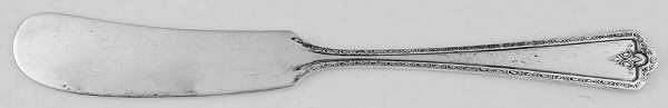 Bradford (Silverplate, 1929) Flat Handle Butter Spreader