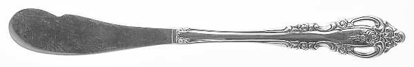 Brahms (Silverplate, 1980) Flat Handle Butter Spreader