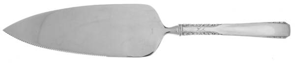 Brookwood-Banbury (Silverplate, 1950) Pie Server with Serrated Stainless Blade HC