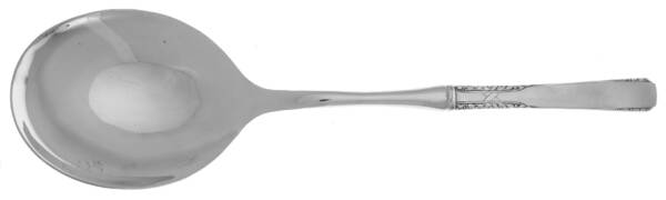 Brookwood-Banbury (Silverplate, 1950) Casserole Spoon with Smooth Stainless Bowl HC