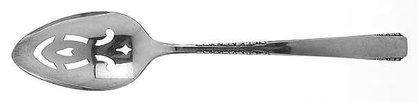Brookwood-Banbury (Silverplate, 1950) Pierced Tablespoon (Serving Spoon)