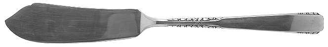 Brookwood-Banbury (Silverplate, 1950) Flat Handle Master Butter Knife