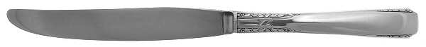 Brookwood-Banbury (Silverplate, 1950) Modern Hollow Knife-Pinched Handle