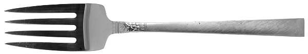 Brookwood (Stainless) Medium Solid Cold Meat Serving Fork
