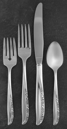 Brittany Rose (Silverplate, 1948) 4 Piece Place Setting