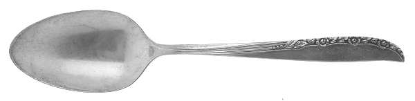Brittany Rose (Silverplate, 1948) Tablespoon (Serving Spoon)