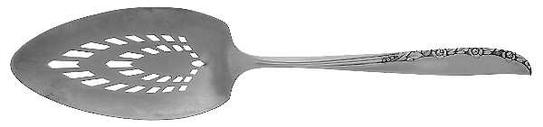 Brittany Rose (Silverplate, 1948) Solid Pierced Pie Server