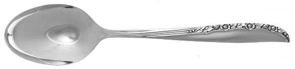 Brittany Rose (Silverplate, 1948) Place/Oval Soup Spoon