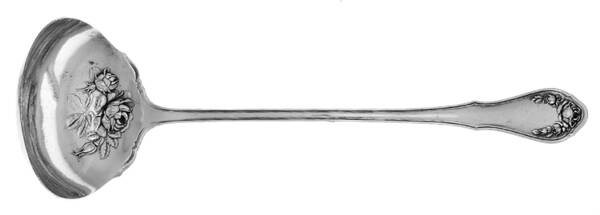 Bridal Rose (Silverplate, 1911) Solid Soup Ladle