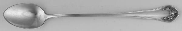 Bridal Rose (Silverplate, 1911) Iced Tea Spoon