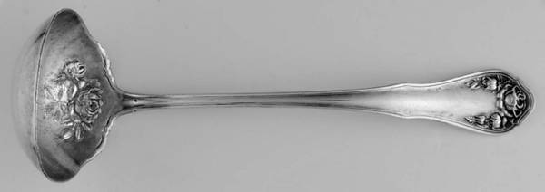 Bridal Rose (Silverplate, 1911) Solid Piece Cream Ladle