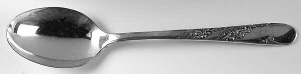 Bridal Wreath (Silverplate, 1950) Dessert/Oval Soup Spoon