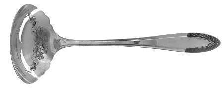 Bridal Wreath (Silverplate, 1915) Solid Gravy Ladle