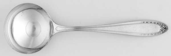 Bridal Wreath (Silverplate, 1915) Round Bowl Soup Spoon (Bouillon)