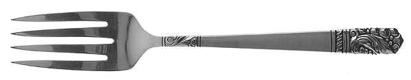Casa Grande (Sterling, Burnished) Individual Salad Fork