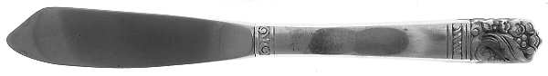 Casa Grande (Sterling, Burnished) Hollow Handle Master Butter Knife