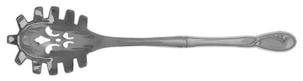 Calla Lily (Stainless) Pasta Server with Stainless Bowl HC