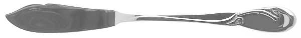 Calla Lily (Stainless) Flat Handle Master Butter Knife