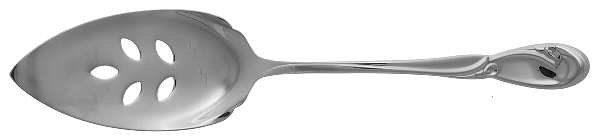 Calla Lily (Stainless) Pierced All Stainless Pie Server