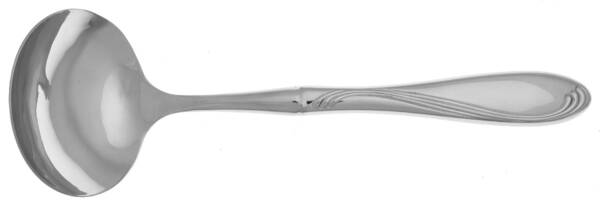 Camber Cresta Windswept Scroll (Stainless) Gravy Ladle with No Spout Stainless Bowl HC