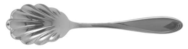 Camber Cresta Windswept Scroll (Stainless) Sugar Shell Spoon
