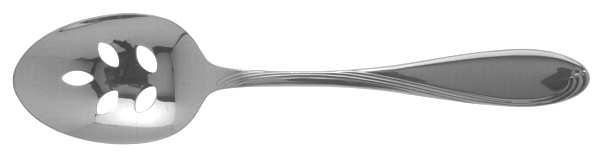 Camber Cresta Windswept Scroll (Stainless) Pierced Tablespoon (Serving Spoon)