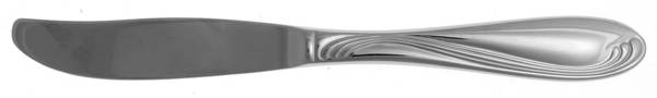 Camber Cresta Windswept Scroll (Stainless) Dessert Knife with Stainless Blade