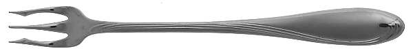 Camber Cresta Windswept Scroll (Stainless) Cocktail/Seafood Fork